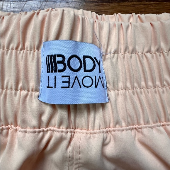 Cotton on Pastel Peach Lined High Waist Elastic waist with pockets size Small - Picture 2 of 7